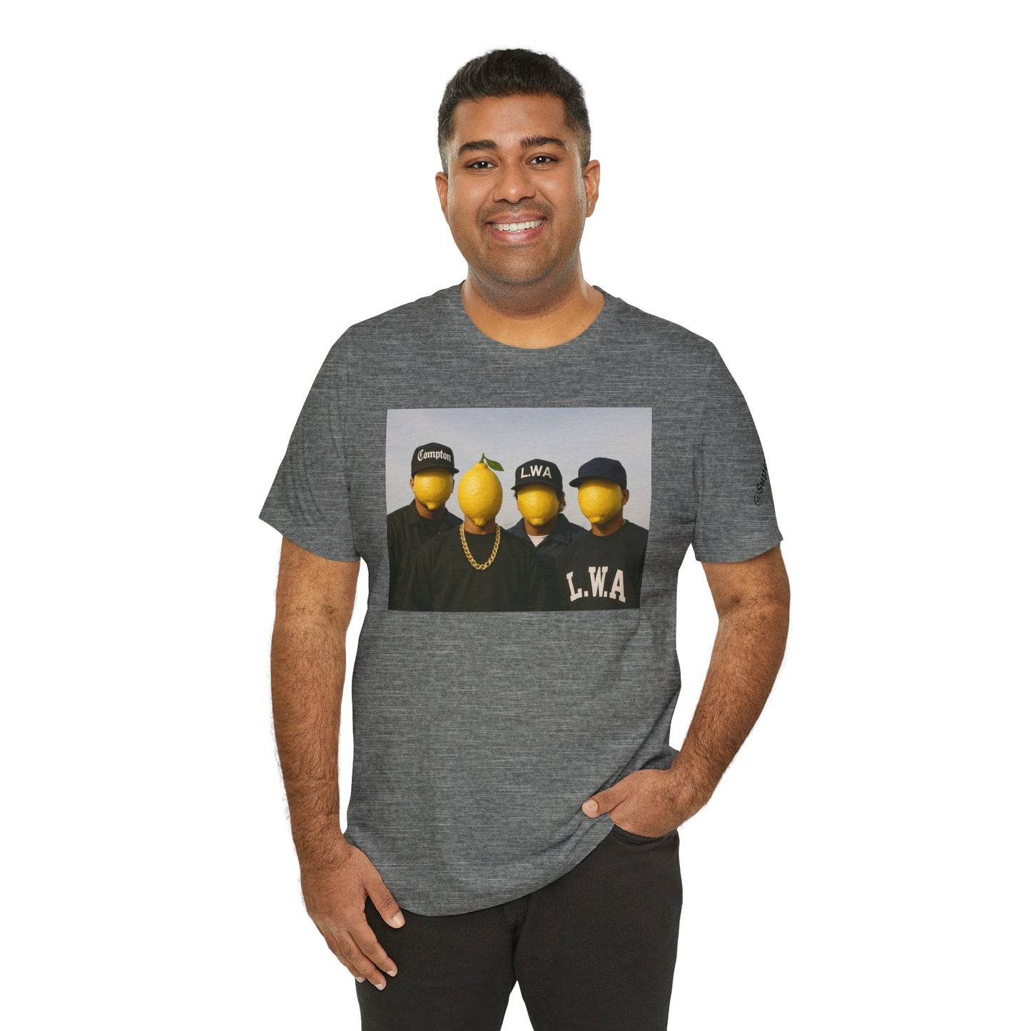 Lemon Mask L.W.A. Graphic Tee — "@SuperiorCrack" Backprint