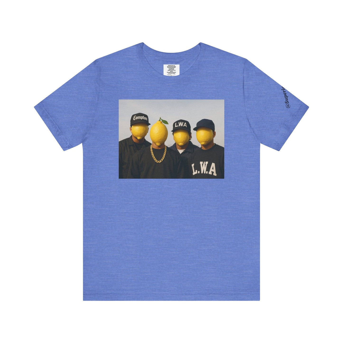 Lemon Mask L.W.A. Graphic Tee — "@SuperiorCrack" Backprint