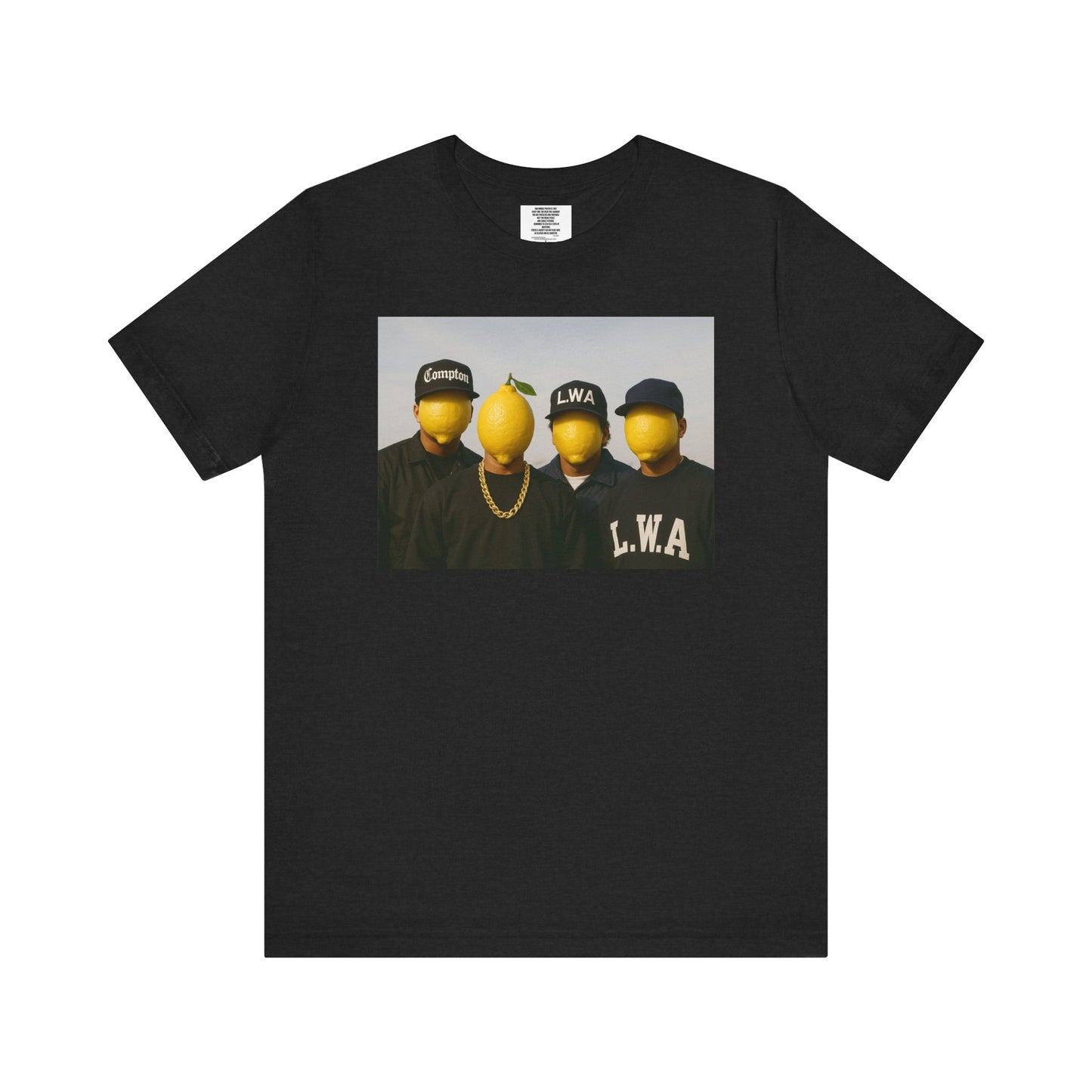 Lemon Mask L.W.A. Graphic Tee — "@SuperiorCrack" Backprint