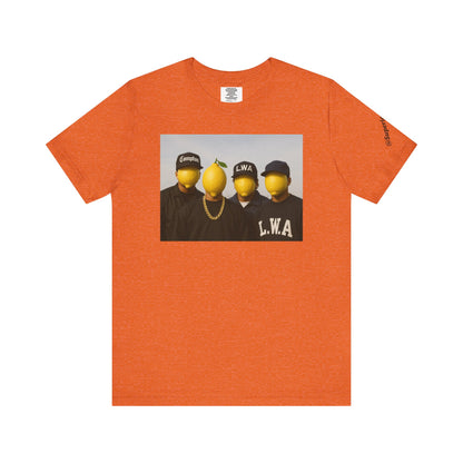 Lemon Mask L.W.A. Graphic Tee — "@SuperiorCrack" Backprint