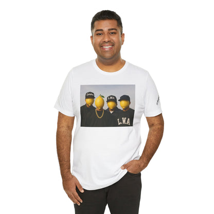 Lemon Mask L.W.A. Graphic Tee — "@SuperiorCrack" Backprint
