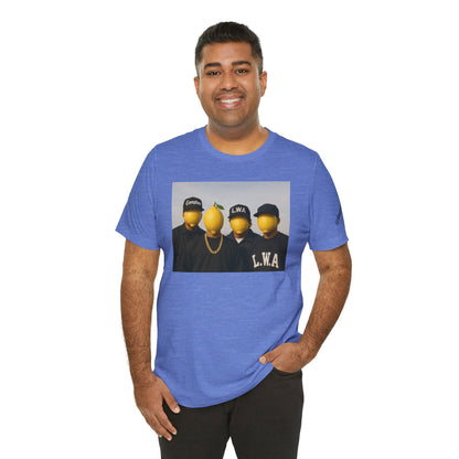 Lemon Mask L.W.A. Graphic Tee — "@SuperiorCrack" Backprint