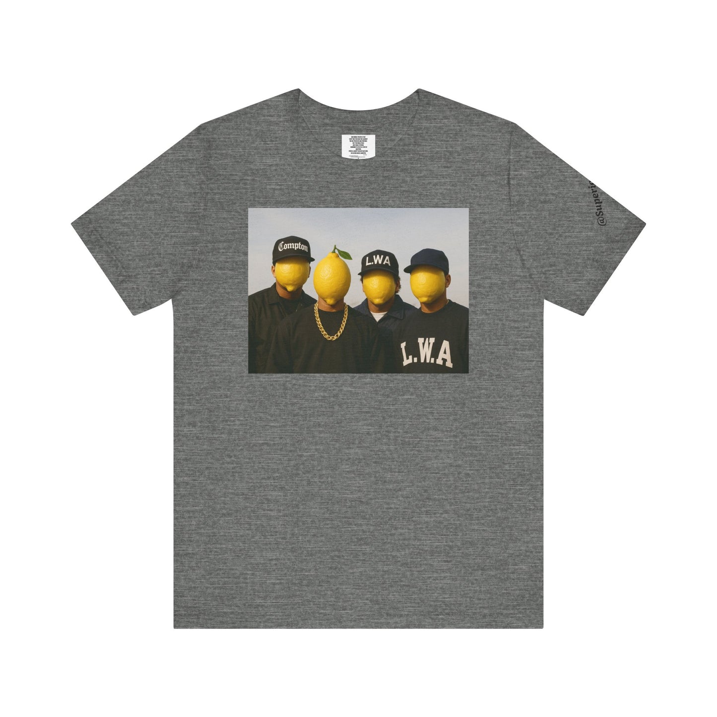 Lemon Mask L.W.A. Graphic Tee — "@SuperiorCrack" Backprint