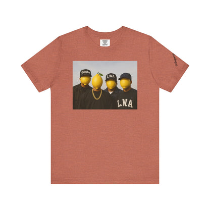 Lemon Mask L.W.A. Graphic Tee — "@SuperiorCrack" Backprint
