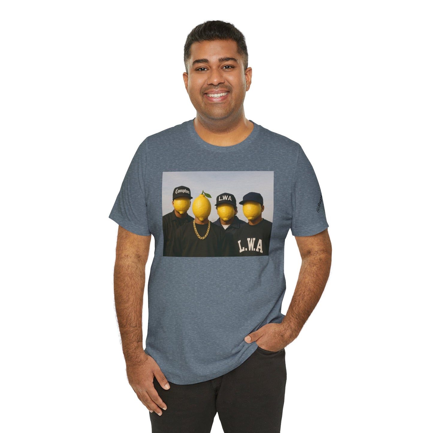 Lemon Mask L.W.A. Graphic Tee — "@SuperiorCrack" Backprint