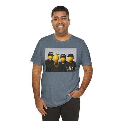 Lemon Mask L.W.A. Graphic Tee — "@SuperiorCrack" Backprint