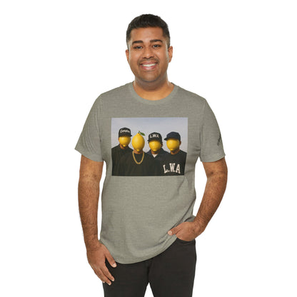 Lemon Mask L.W.A. Graphic Tee — "@SuperiorCrack" Backprint